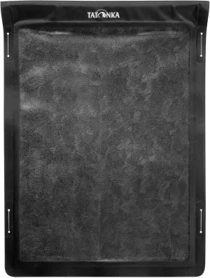 Tatonka WP Dry Bag (A6 / A4) - Waterproof Tablet/Mobile Phone Case with Viewing Window for Operating Touch Displays - Waterproof According to IPX7 Standard - A4 or A6 Format, Black (A4), A4 (37,5 x