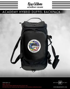Team Rafael Monster Academy Hybrid Duffel Backpack #1010 B