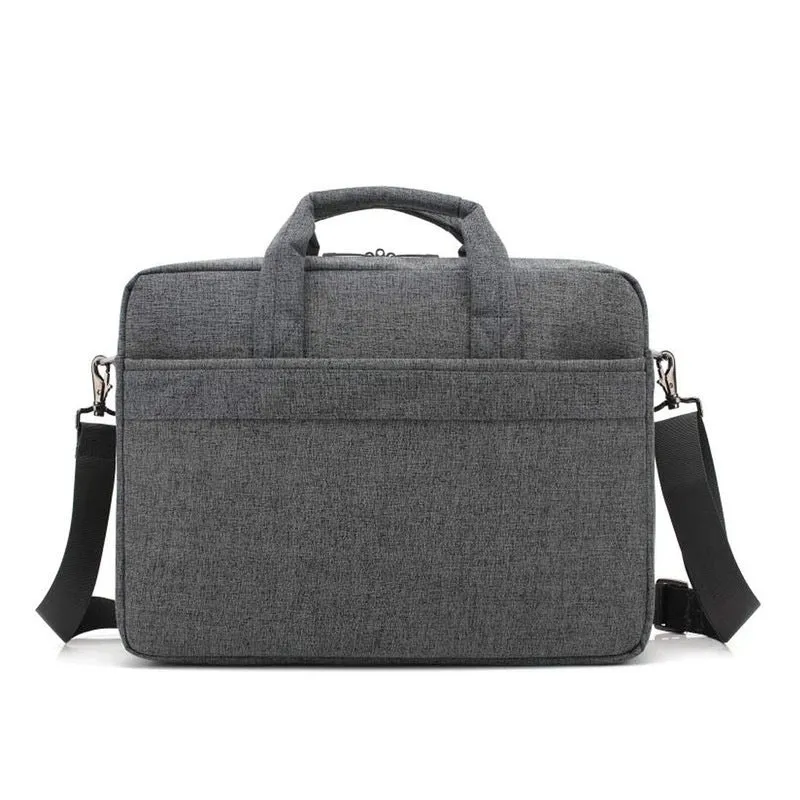 THE CLOWNFISH CoolBELL Laptop Messenger Bag - Stylish, Lightweight | Adjustable Shoulder Strap | 17.3 inch | Grey