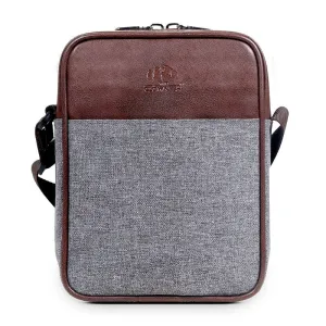 THE CLOWNFISH Unisex Amalia Sling Bag - Water Resistant, Adjustable Strap | 2.5L | Grey