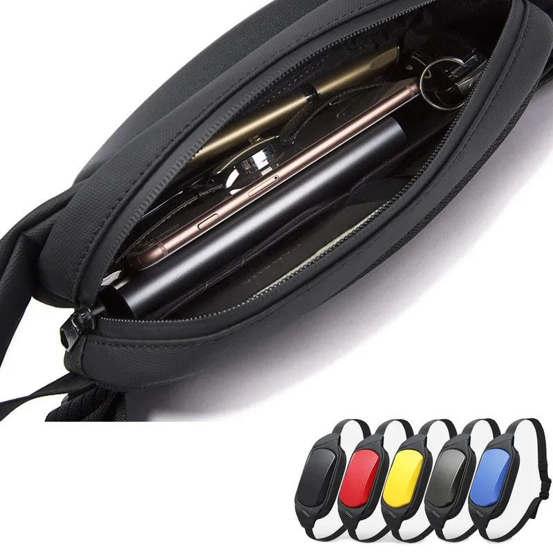 THE CLOWNFISH Water Resistant Sling Bag - Unisex | 2 Lit | Black
