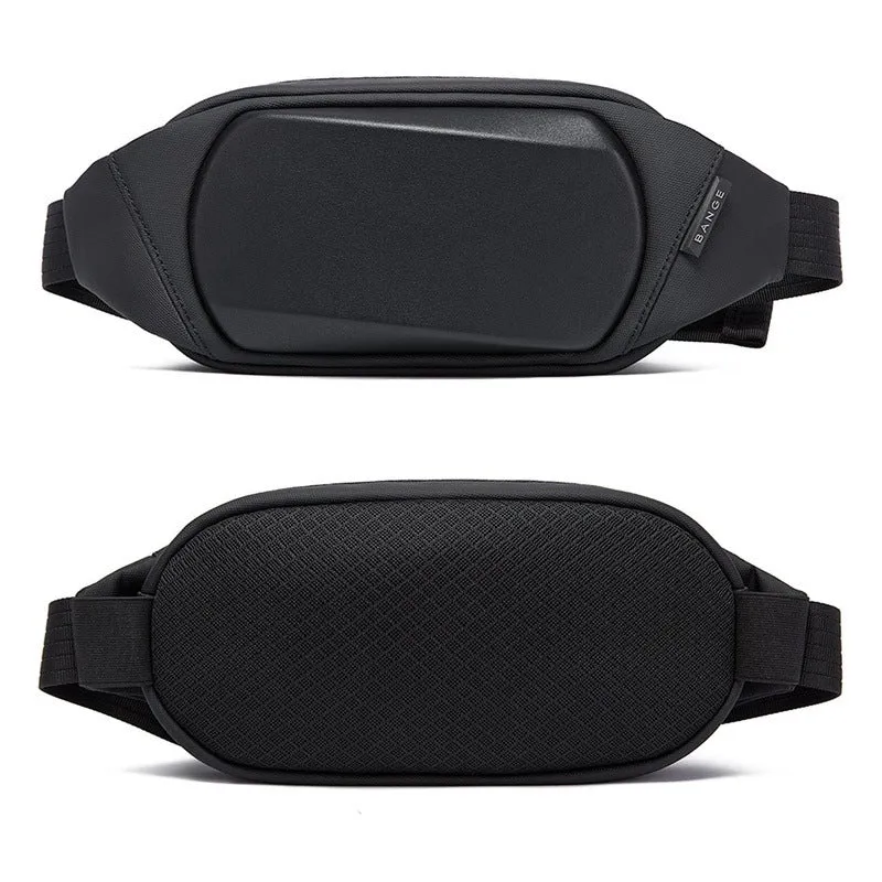 THE CLOWNFISH Water Resistant Sling Bag - Unisex | 2 Lit | Black
