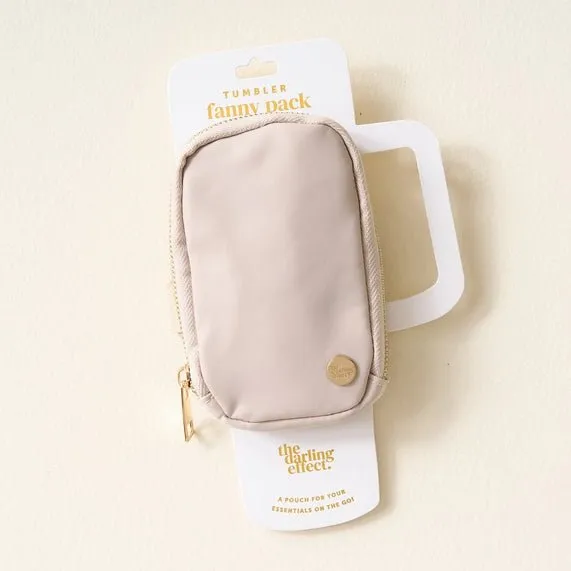 The Darling Effect Tumbler Fanny Pack - Natural Beige