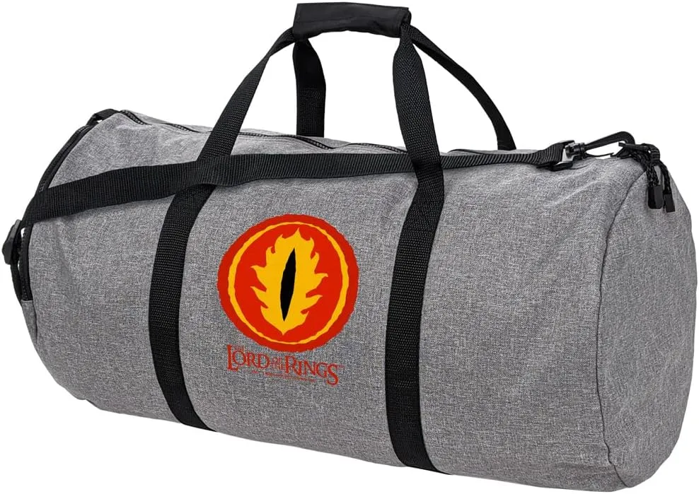 The Lord of The Rings Eye of Sauron Lightweight Duffel Bag for Sports and Gym Packable for Travel