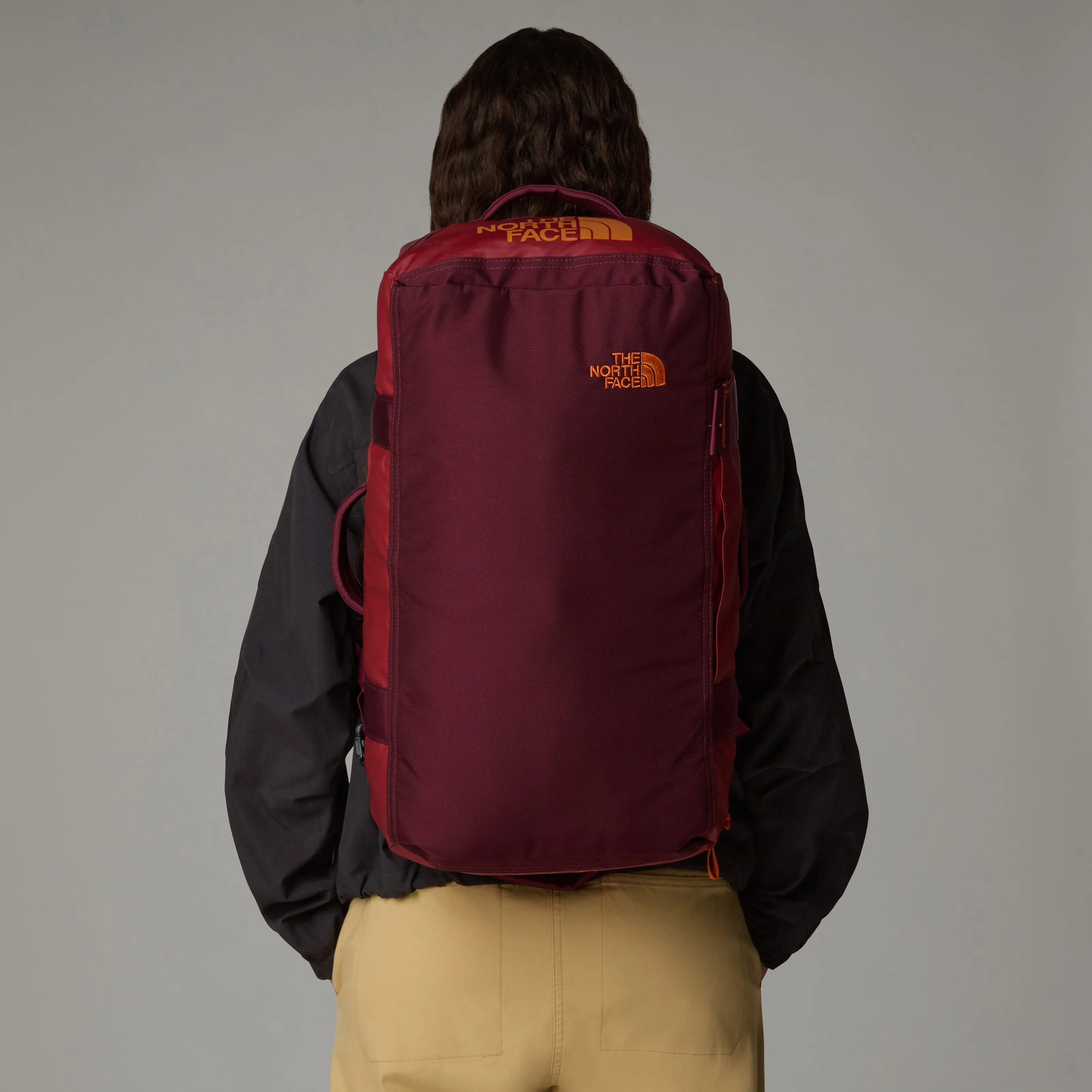 The North Face Base Camp VOYAGER Duffel 32L | Sumac-Iron Bronze