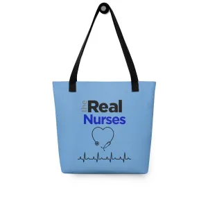 The Real Nurses Tote bag - blue