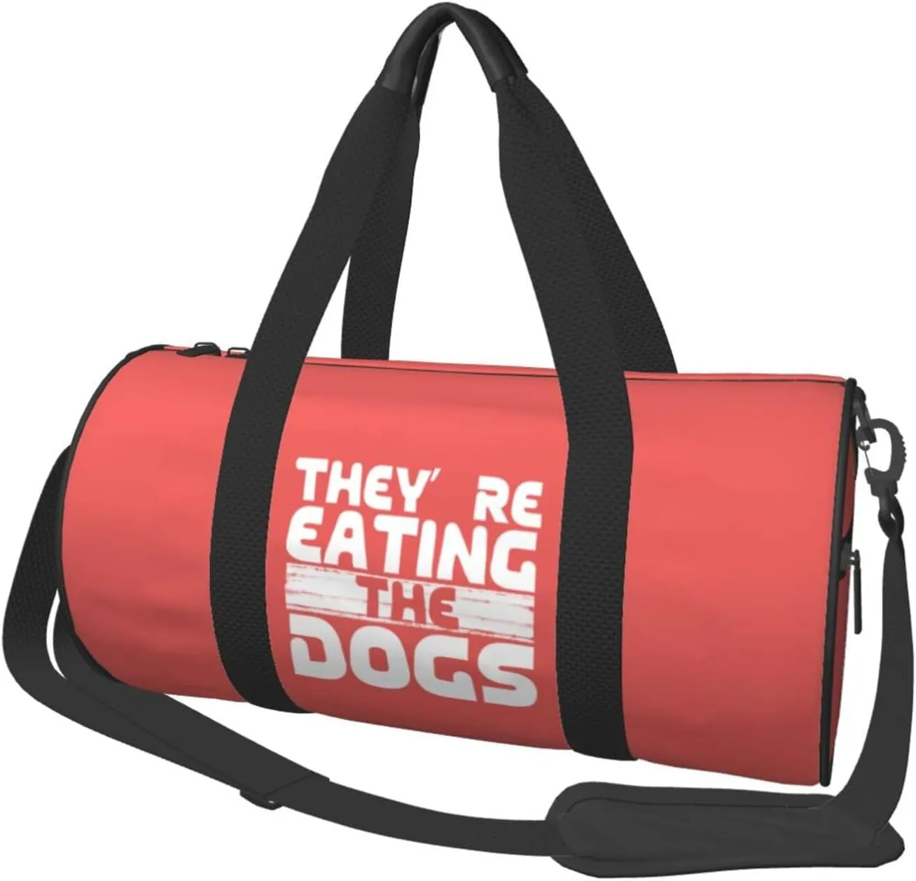 They'Re Eating The Dogs Duffel Bag Gym Bag Travel Sports Tote Large Foldable Beach Swim Yoga9