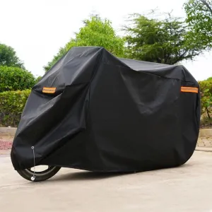 Thick Oxford Waterproof Motorcycle Cover -  Anti Dust Rain UV Indoor/ Outdoor Motorcycle Protector