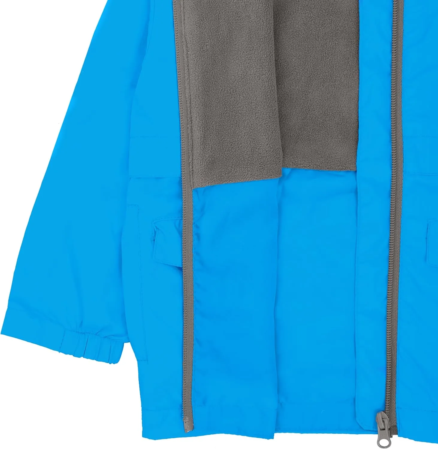 Toddler Rain Jacket - Microfleece Lined Kids Rain Jacket - Girls Rain Jacket - Boys Rain Jacket - Toddler Rain Coat