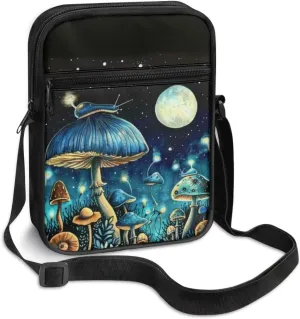 TODIYADDU Trendy Messenger Bag for Women Men Mini Shoulder Bag with Front Pocket Sling Purse Chest Bag for Small Items Gifts