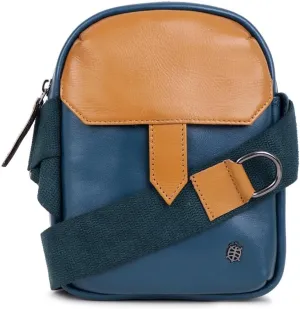 Tortoise Bandolera - Sling Crossbody Bag for Men & Women/ 100% Genuine Leather/Stylish, Durable, Travel Friendly Sling Bag