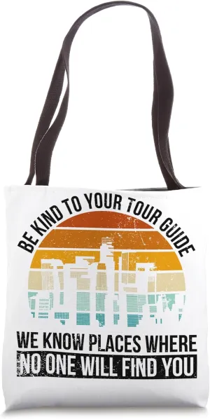 Tourist Travel Guide Design For A Travel Advisor Tote Bag