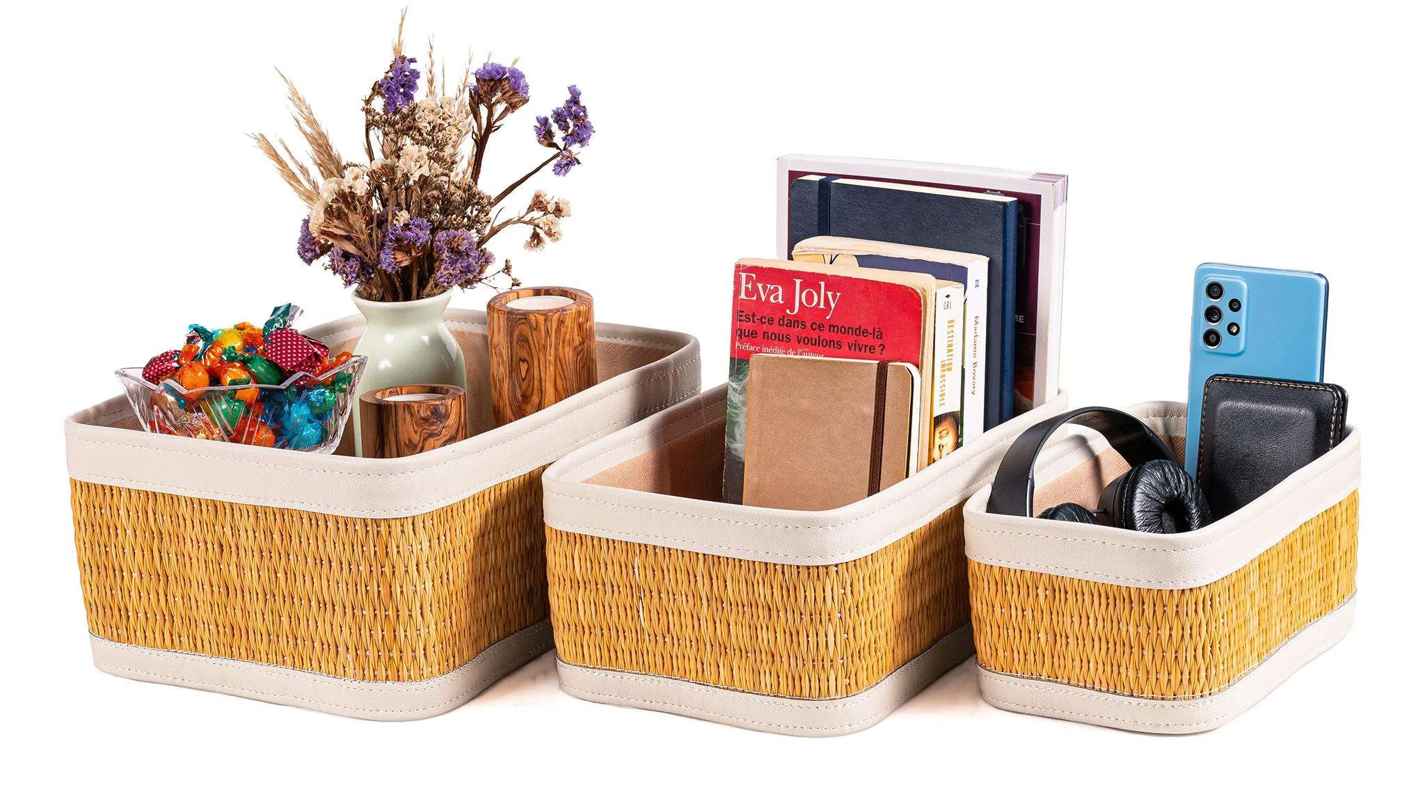 Trackable 3 storage Set boxes Fast international delivery of