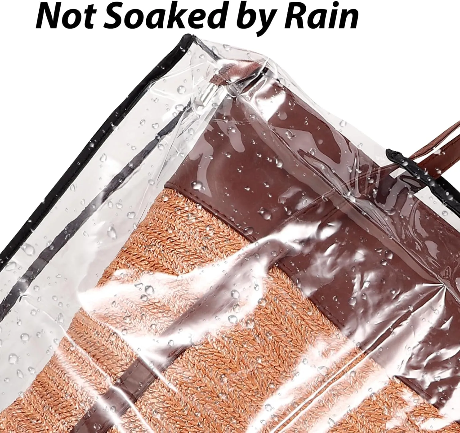 Transparent Hand Bag Cover Hand Tote Rain Shield Tote Supply Tote Bag Raincoat Rain-Proof Handbag Cover