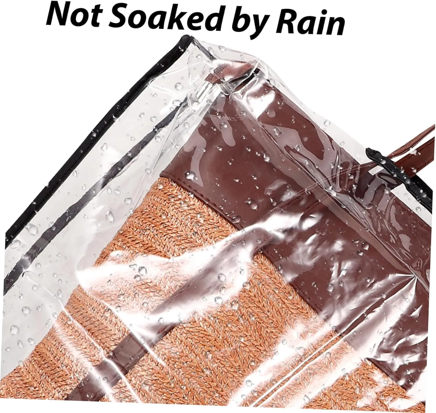 Transparent Purse Rain Cover Hand Bad Rain Shield Travel Bag Handbag Dust Covers Large Tote Bag able Bag