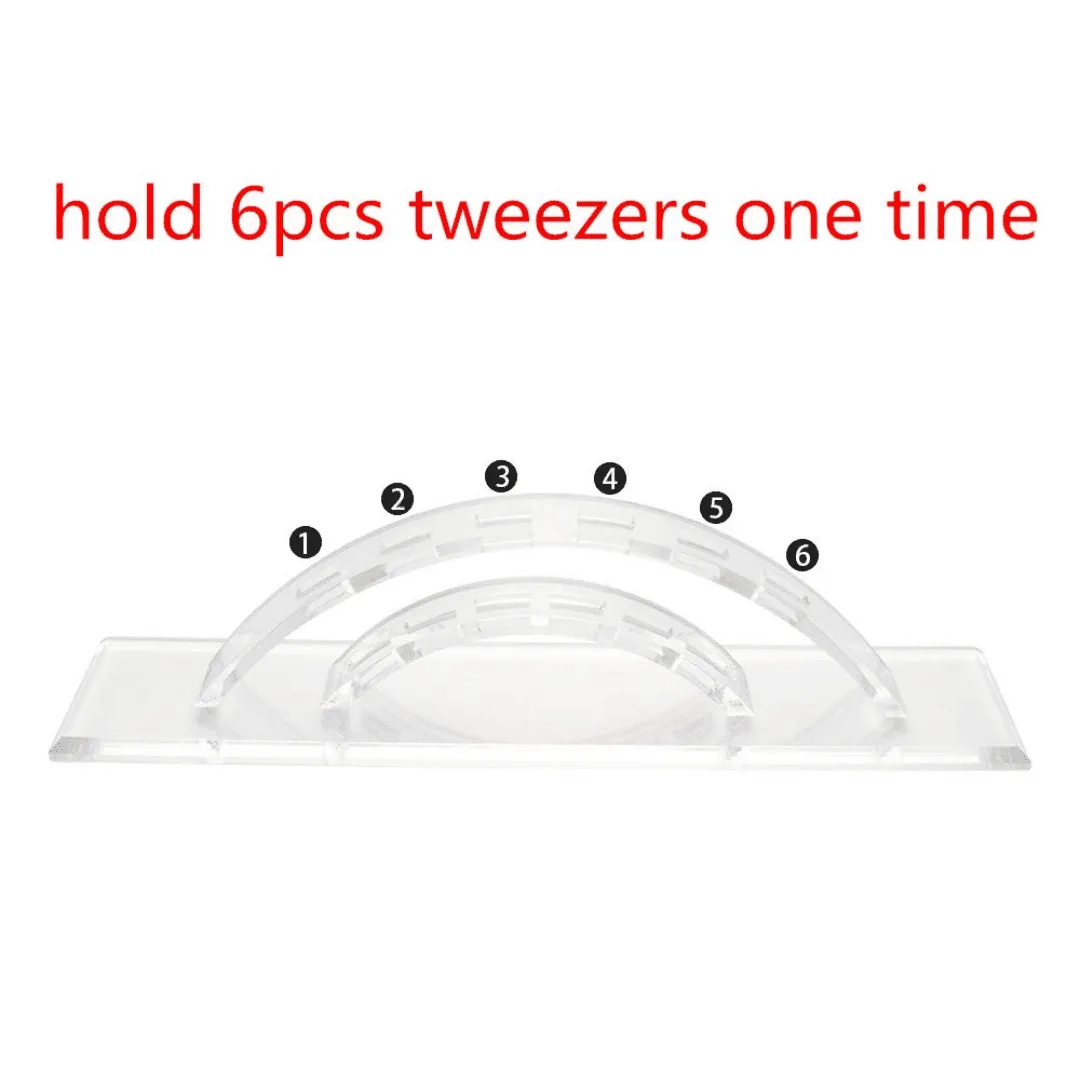 Transparent Tweezers Stand