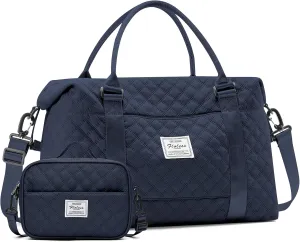 Travel Bag for Women, Overnight Duffel Weekender Bag with Toiletry Bag,Gym Bag with Wet Pocket,Personal Item Carry On Bag