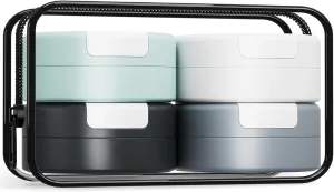 Travel Containers for Toiletries, Magnetic Travel Containers, TSA Approved Cream Jars with Toiletry Bag, Leak-proof Small Jars with Multiple Labels for Better Organization
