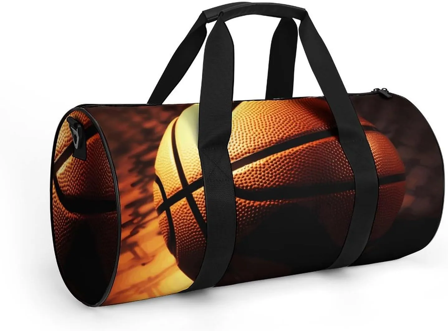 Travel Duffel Bag for Men And Women,Basketball Background Waterproof Sports Fitness Bag Portable Travel Duffel Bag