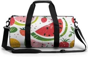 Travel Duffel Bag for Men And Women,Bright Coral Red Waterproof Sports Fitness Bag Portable Travel Duffel Bag