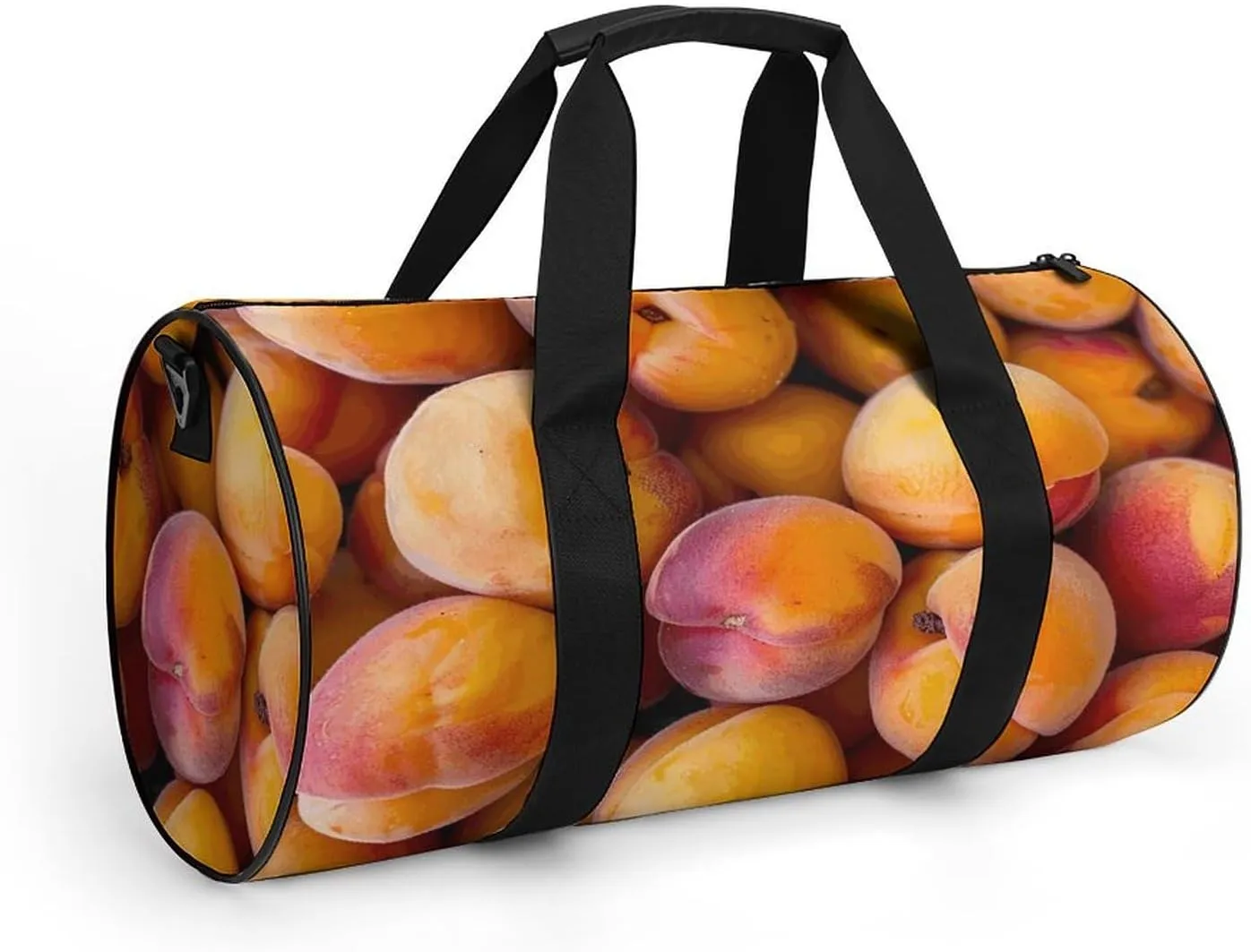 Travel Duffel Bag for Men And Women,Fresh Juicy Apricots Waterproof Sports Fitness Bag Portable Travel Duffel Bag