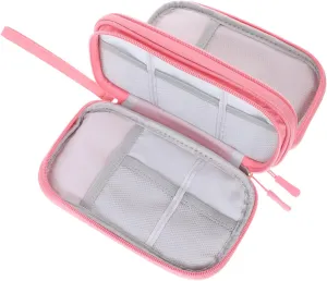 Travel Electronics Organizer Bag Compact Storage Pouch for Cables Chargers and Accessories Lightweight Carrying Case for Home Car and Travel Use
