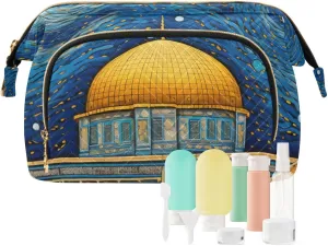 Travel Makeup Bag Palace Starry Night Large Capacity Cosmetic Bags for Women