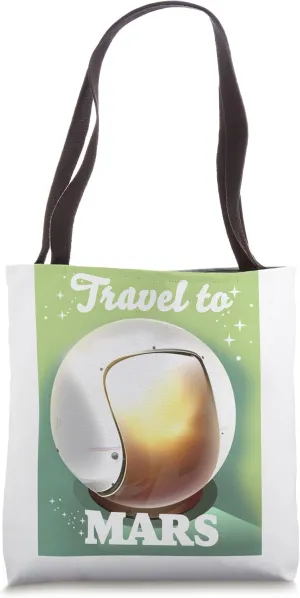 Travel to Mars Tote Bag