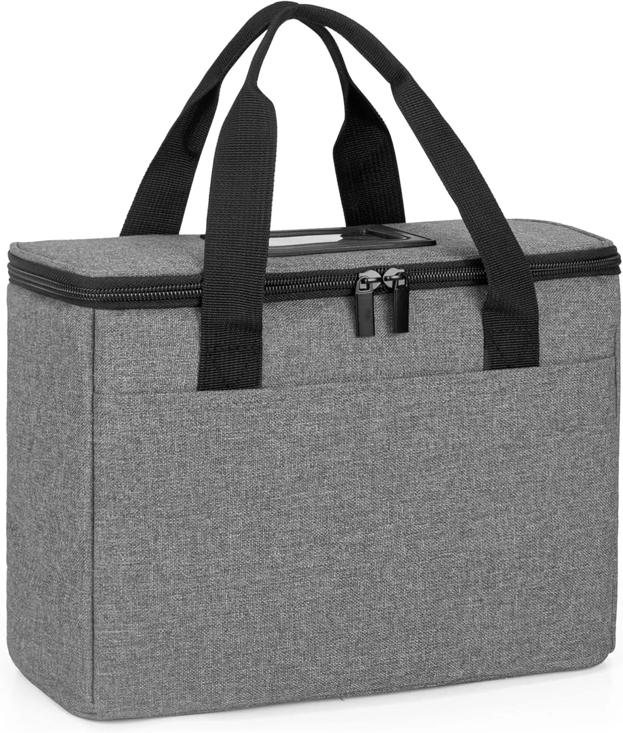 Trunab First Aid Bag Empty Small Medicine Storage Case, Insulated Medication Cooler Bag, Travel Pill Bottle Organizer for Prescription, Insulin, Supplements or Medical Supplies, Grey(Bag Only)