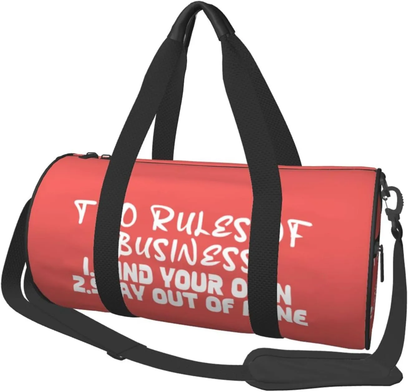 Two Rules Of Business, Mind Your Own Duffel Bag Gym Bag Travel Sports Tote Large Foldable Beach Swim Yoga2