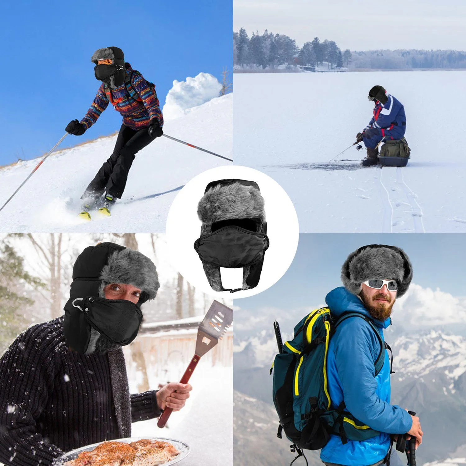 Unisex Winter Trooper Trapper Hat