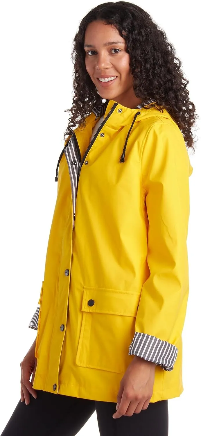 URBAN REPUBLIC Rain Jacket Women - Lightweight Waterproof Windbreaker for Women (S-3XL)