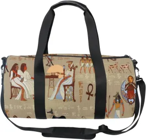 Use4 Ancient Egyptian Culture Travel Duffel Bag Sport Gym Luggage Bag for Men Women