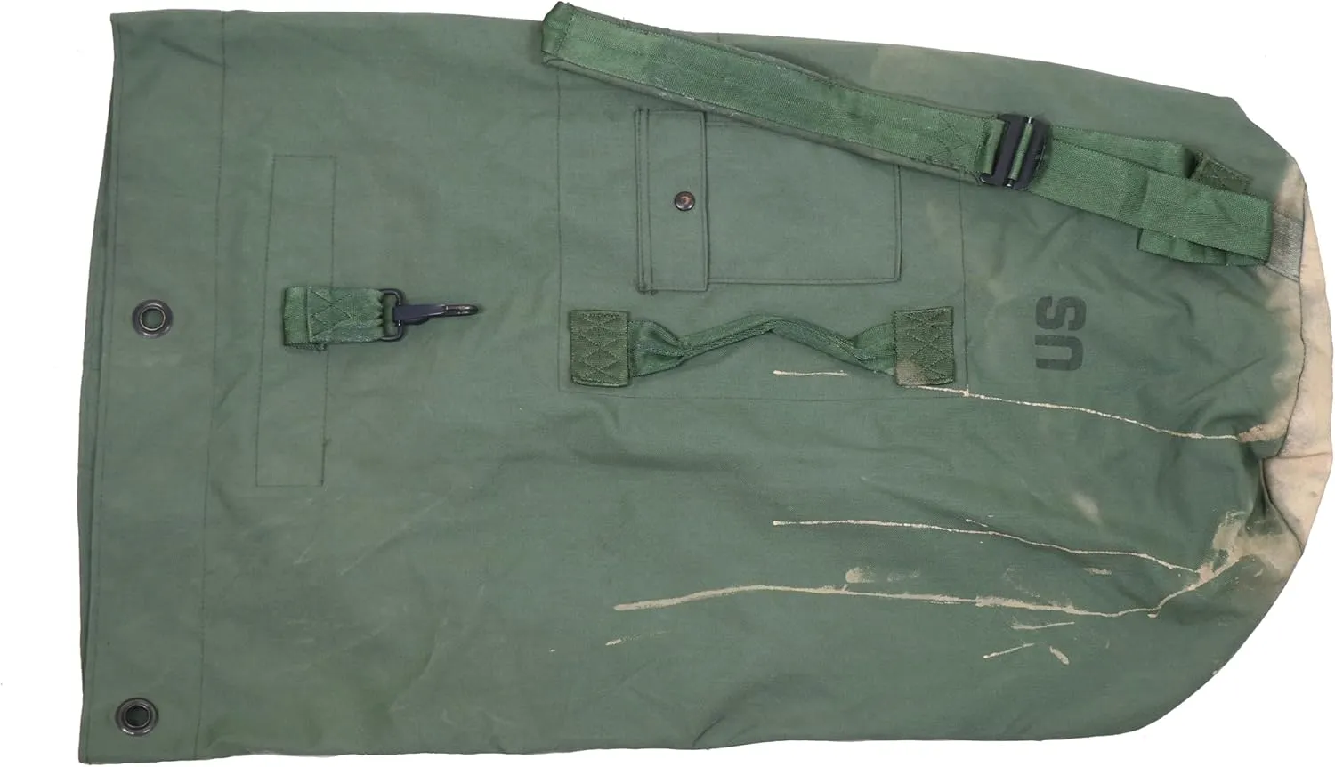 USGI Previously Issued OD Green Top Load Duffle Bag Sea Bag Cordura 2 Strap Deployment