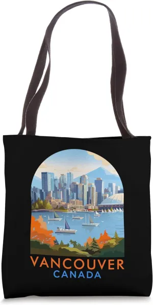 Vancouver Travel Adventure Trip Vacation Vancouver Canada Tote Bag