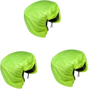VANZACK 2pcs Cover Triple Bag Backing Bike Covers Camping - Rainproof Water Protector Trunk Strengthened Green