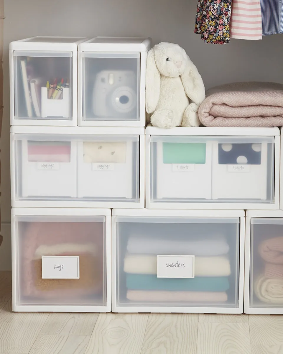 Vast assortment 170mm White Drawer Like Storage Modular It Practical design