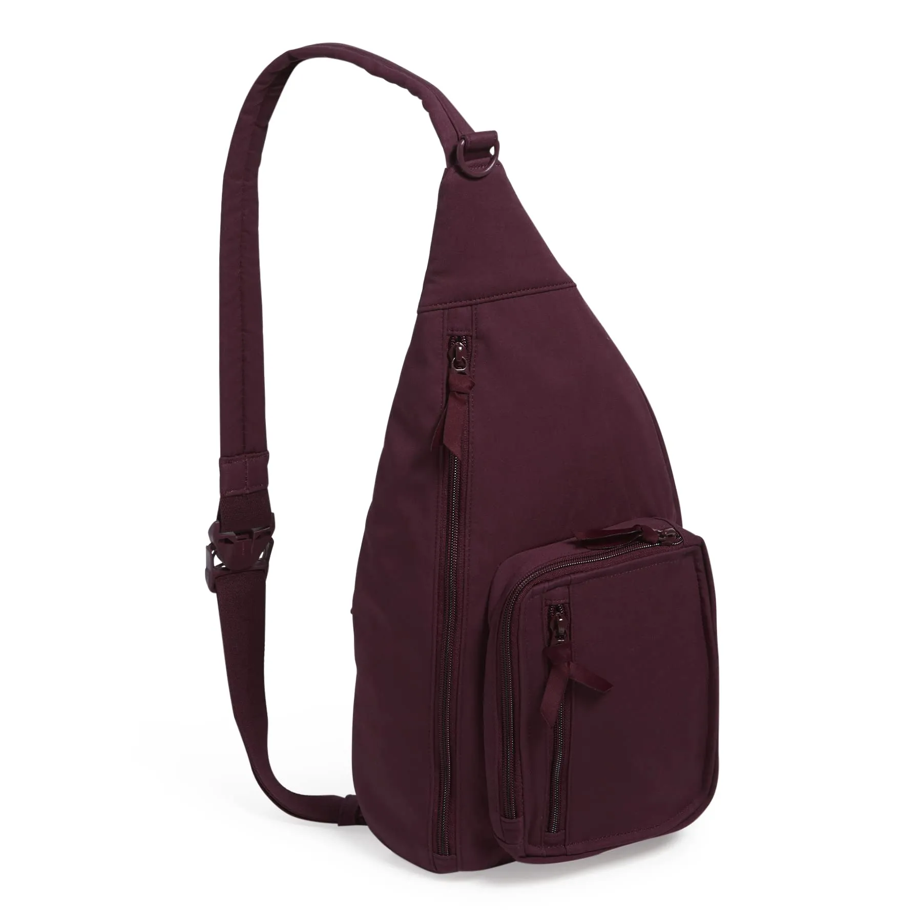 Vera Bradley Women's Cotton Sling Backpack, Mulled Wine, One Size