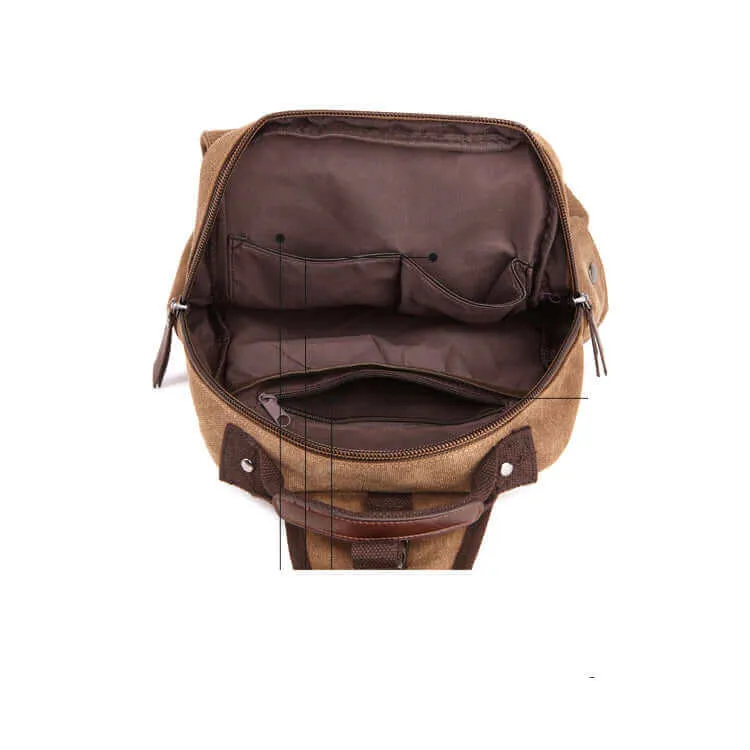Versatile Canvas Sling Bag | Multiple Carrying Styles Chest Bag