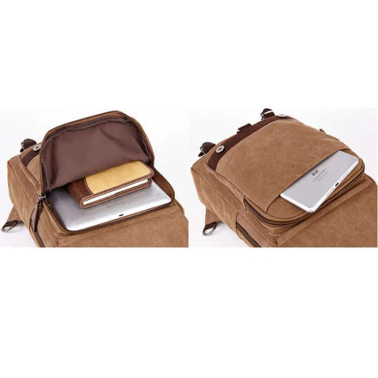Versatile Canvas Sling Bag | Multiple Carrying Styles Chest Bag