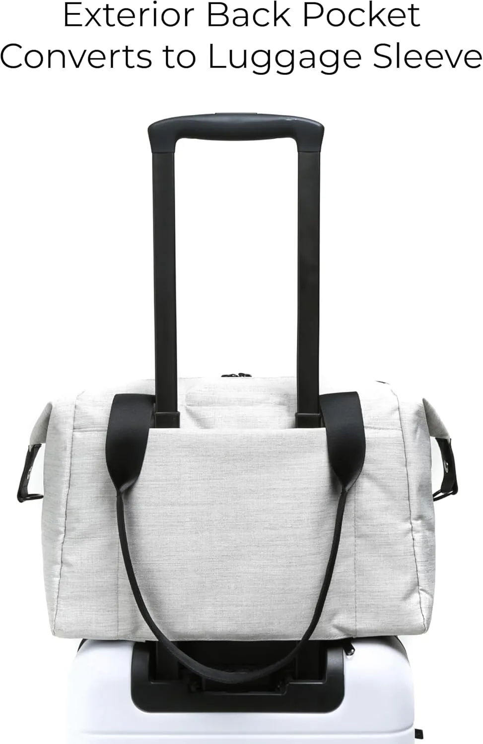 Vooray Alana Duffel Bag – Small Lightweight Travel Bag with Laptop Sleeve, Sports Gym Duffel for Women & Men, Weekender for Overnight, Everyday Use, or Hospital Travel