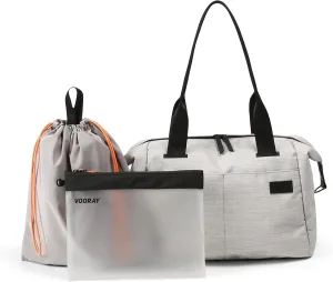 Vooray Alana Duffel Bag – Small Lightweight Travel Bag with Laptop Sleeve, Sports Gym Duffel for Women & Men, Weekender for Overnight, Everyday Use, or Hospital Travel