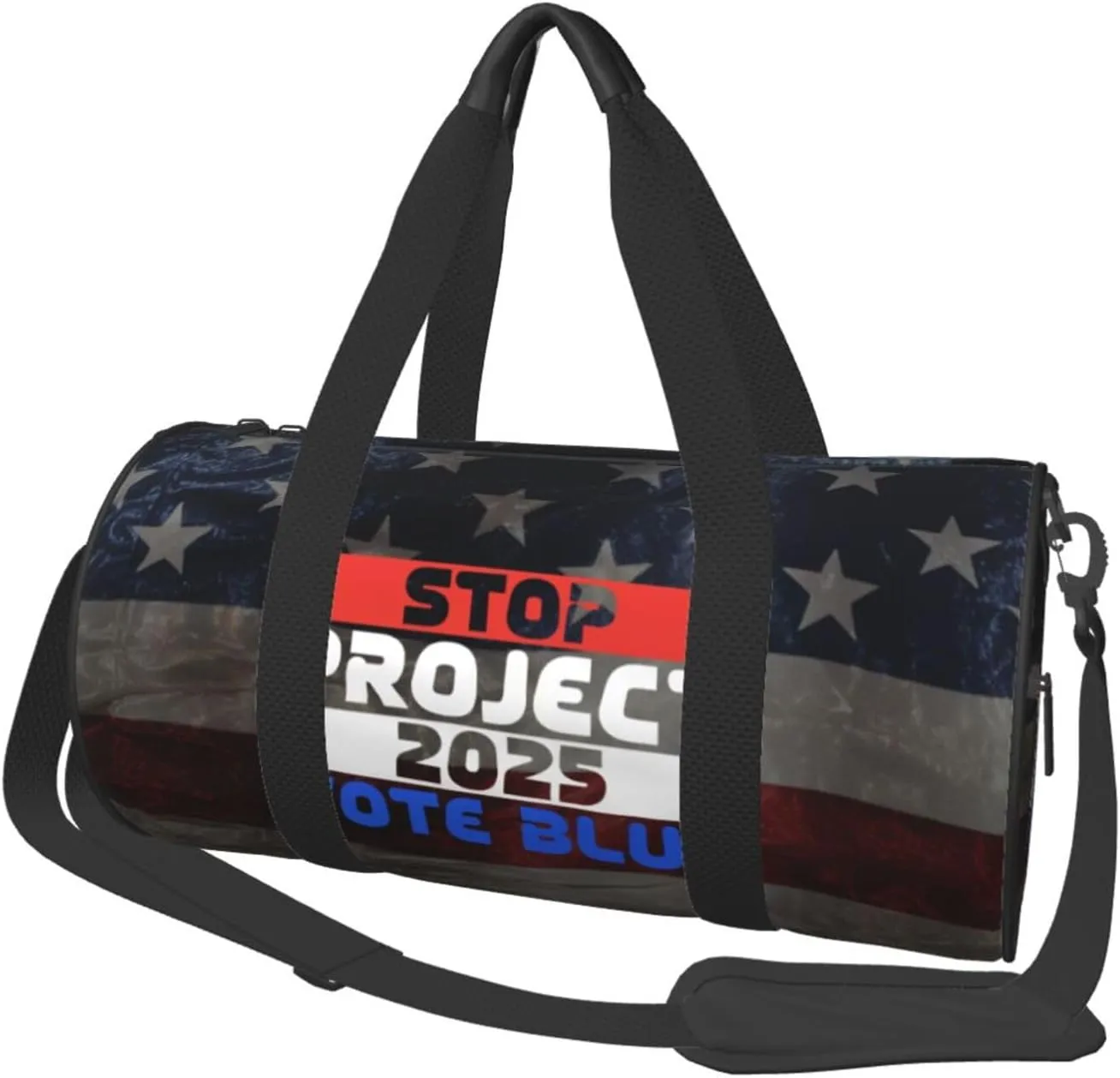 Vote Blue Stop Project 2025 Duffel Bag Gym Bag Travel Sports Tote Large Foldable Beach Swim Yoga2