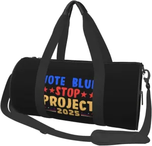 Vote Blue Stop Project 2025 Duffel Bag Gym Bag Travel Sports Tote Large Foldable Beach Swim Yoga6