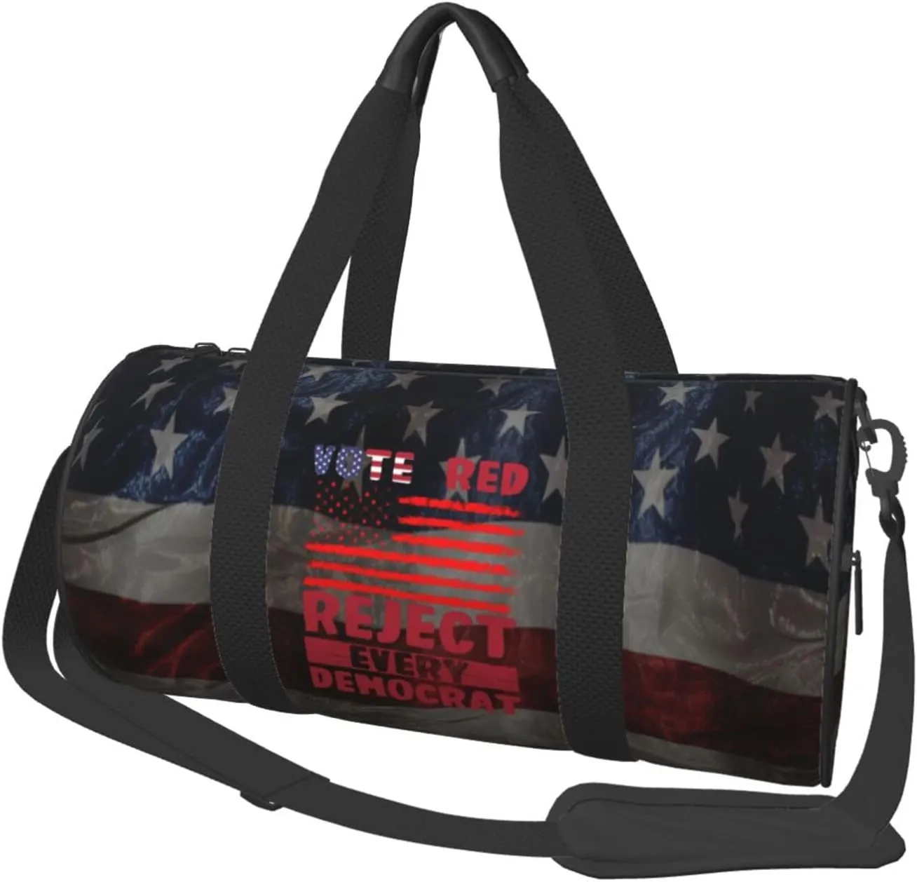 Vote Red Reject Every Democrat Pro Republican Duffel Bag Gym Bag Travel Sports Tote Large Foldable Beach Swim Yoga0