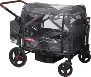 Voya Rain Cover with Bag, Radio Flyer Stroller Wagon Rain Cover