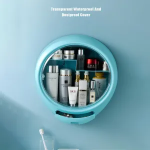 Wall Mount Large Capacity Bathroom Cosmetics Storage Box