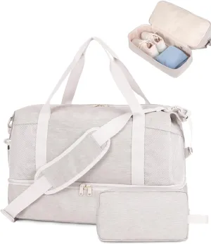 Wandering Nature For Spirit Airlines Personal Item Bag 18x14x8 Travel Duffel Bag Underseat Carry on Luggage with Shoe Compartment Wet Pocke Toiletry Pouch for Women Men Patent Pending