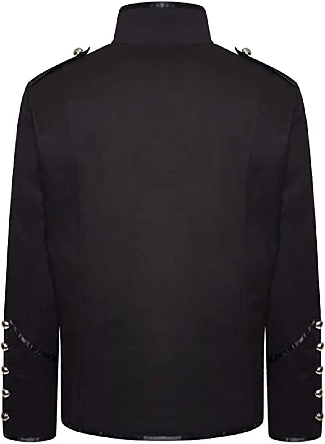 Wankang Marching Band Parade Jacket Men’s Drummer Military Jacket for Men Music Festivals Cosplay Halloween Themed Parties