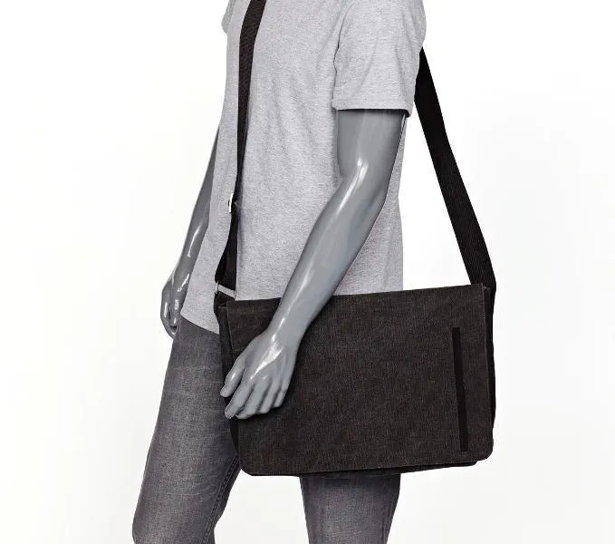 Washed Cotton Messenger Bags with Front Pocket (By Piece)